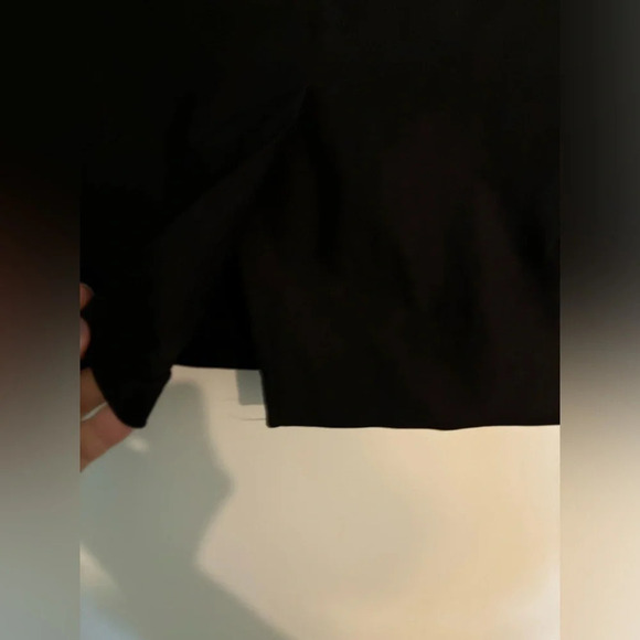 iZ Byer Womens Black Pencil Skirt Kick Slit Size Medium Rayon/nylon/spandex - Picture 3 of 8